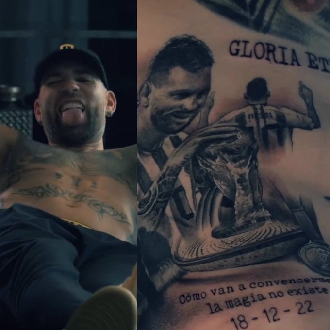 mk体育APP-好兄弟！奥塔门迪身上有梅西文身，今日梅西让点助其主场告别破门